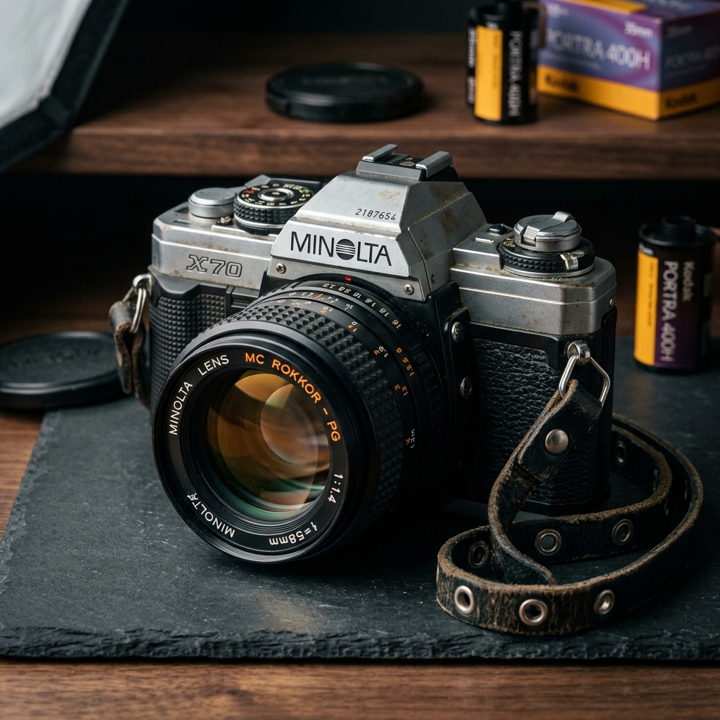 Minolta X70 + Minolta MC PG 58mm f/1.4